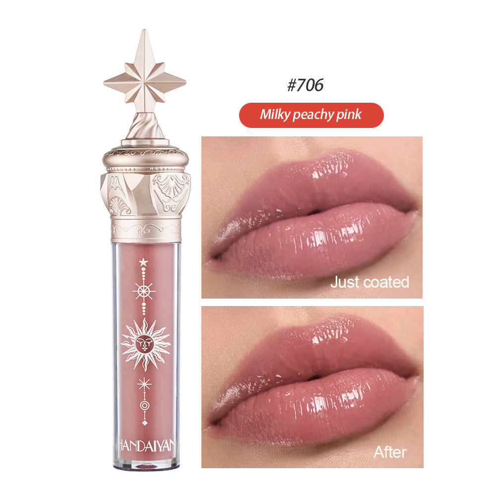 Fuller Lips In Glowy Lip Gloss