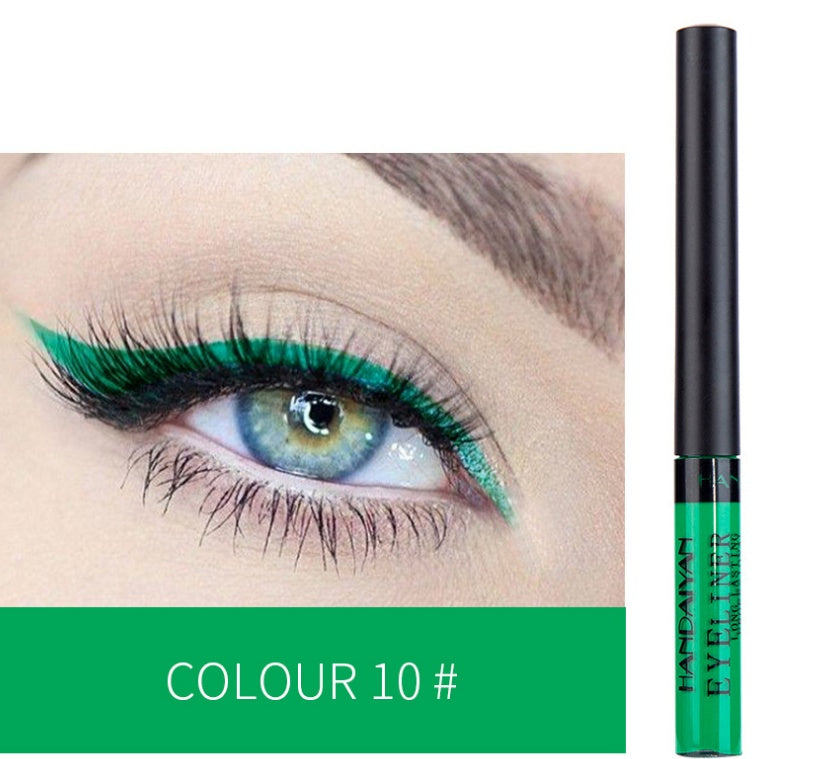 12-Color Liquid Matte Eyeliner - Handaiyan