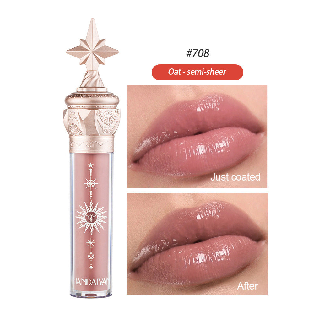 Fuller Lips In Glowy Lip Gloss