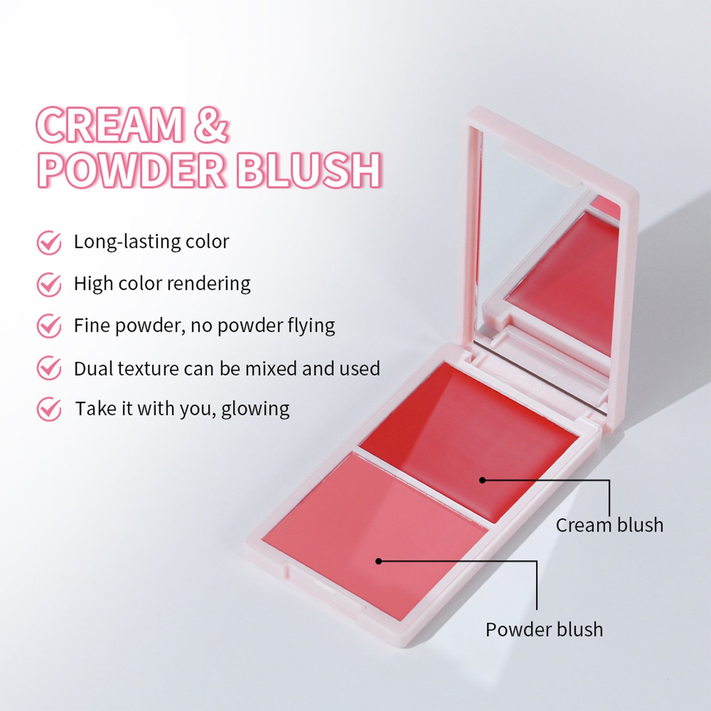 Lakerain Cream & Powder Blush