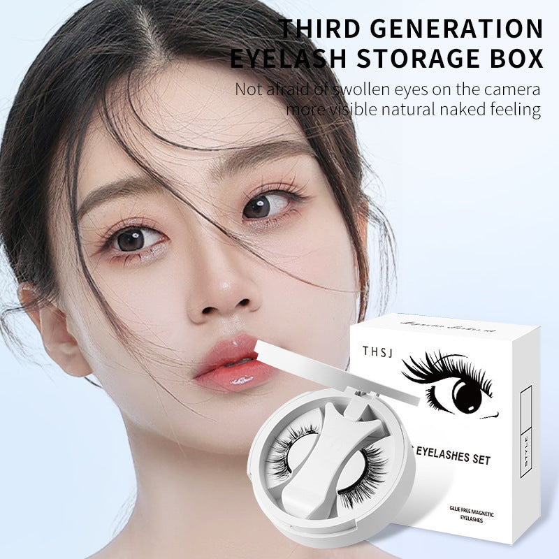 Magnetic False Eyelashes With Applicater