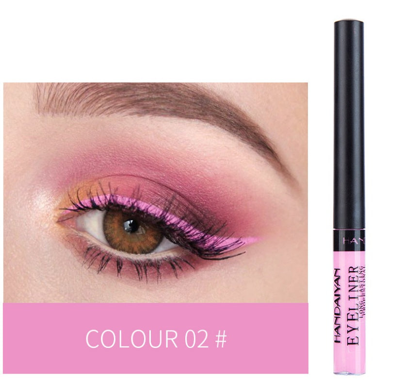 12-Color Liquid Matte Eyeliner - Handaiyan