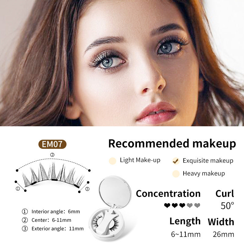 Magnetic False Eyelashes With Applicater