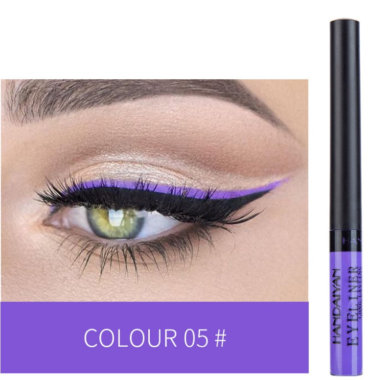 12-Color Liquid Matte Eyeliner - Handaiyan