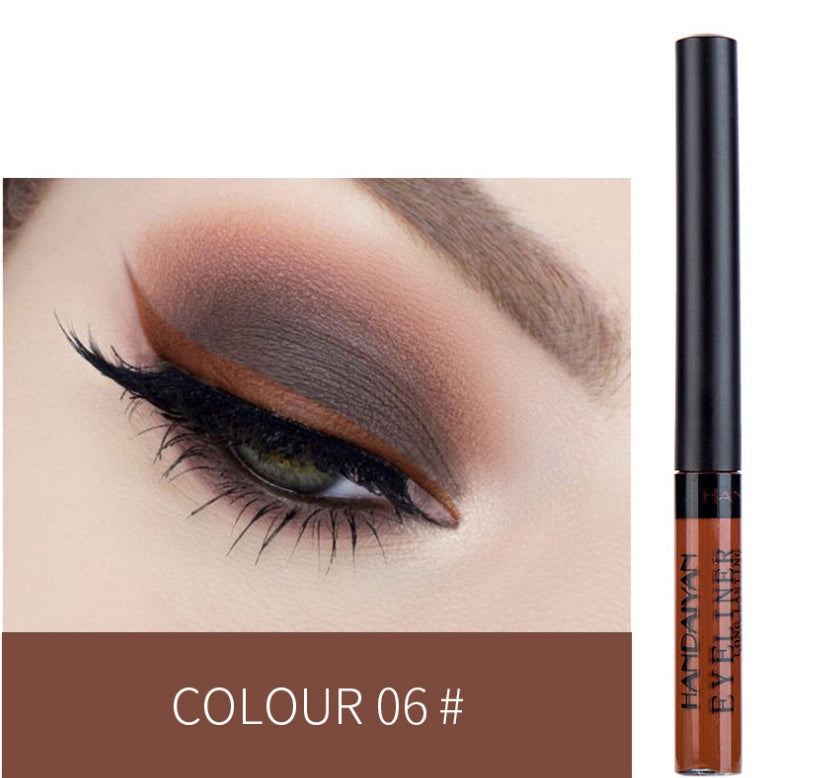 12-Color Liquid Matte Eyeliner - Handaiyan