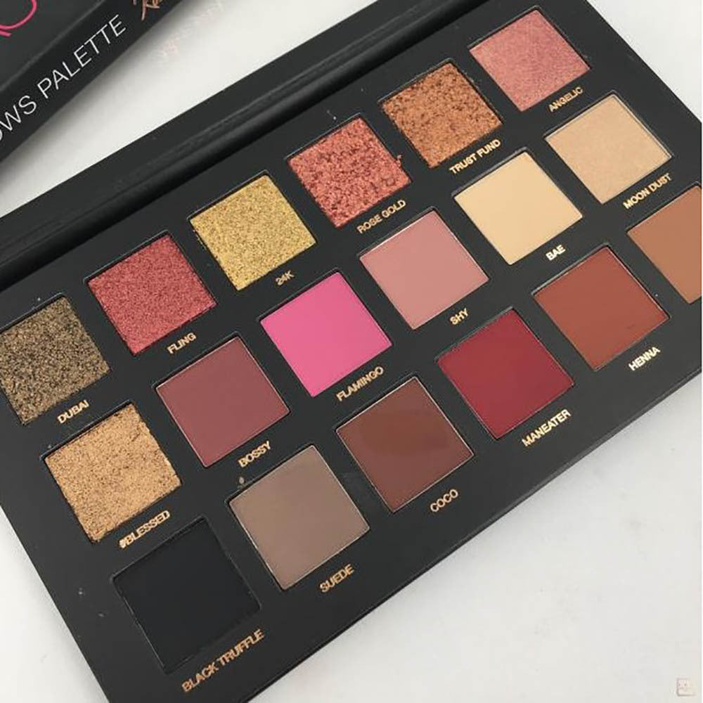 18 Color Eye Shadow Rose Gold Palette
