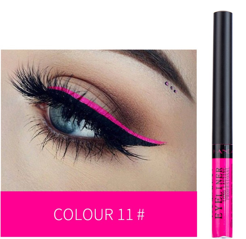 12-Color Liquid Matte Eyeliner - Handaiyan