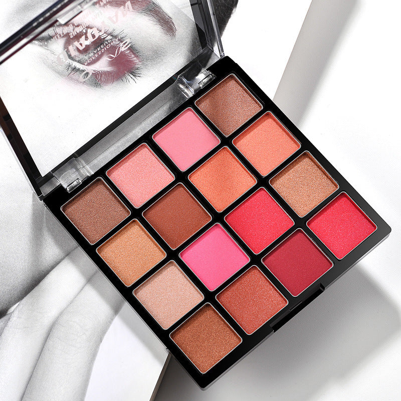 16 Colors Pearlescent Eyeshadow Palette