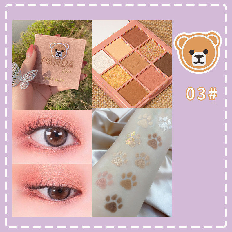 Panda Tales Makeup Eyeshadow Palette