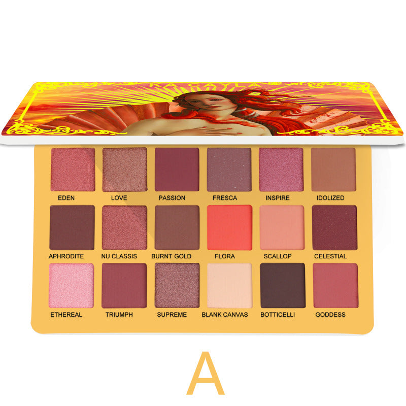 KA CAYLA 18 Shades - Matte and Metallic Eyeshadow Palette
