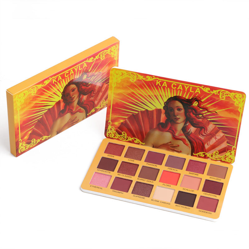 KA CAYLA 18 Shades - Matte and Metallic Eyeshadow Palette