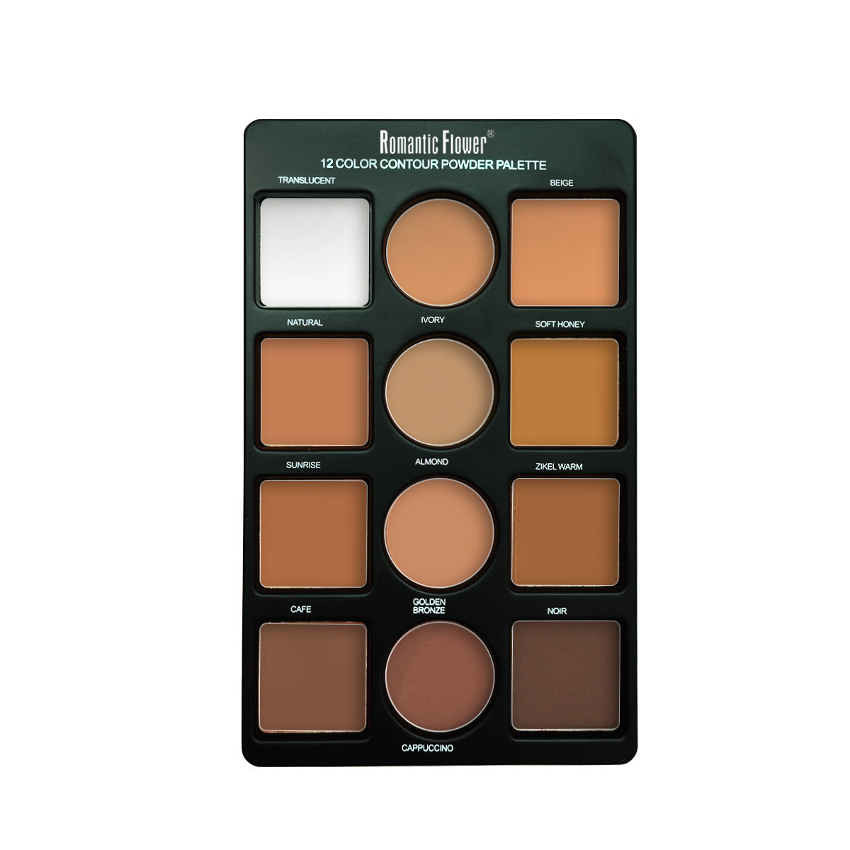 12 Colors Contour Powder Palette