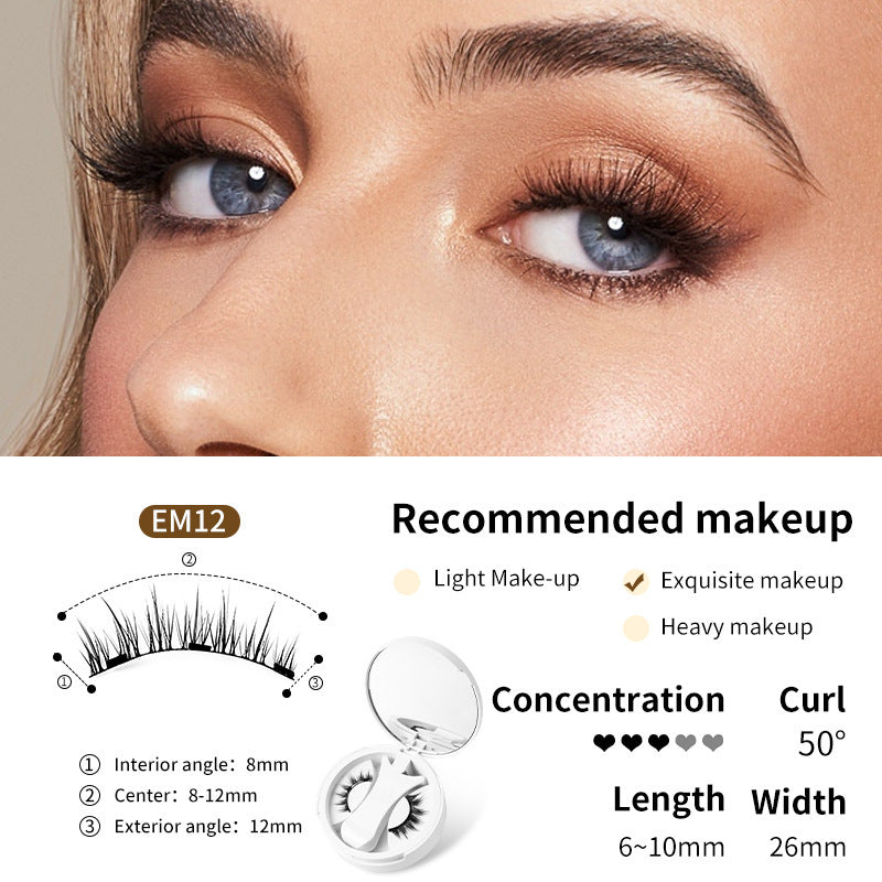 Magnetic False Eyelashes With Applicater