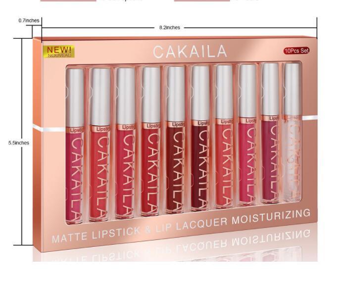 10 Matte Lipstick & Lip Lacquer Moisturizing