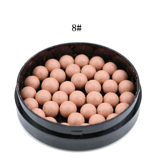 3 In 1 Matte Blusher Ball : Blush, Eyeshadow, Contour Powder