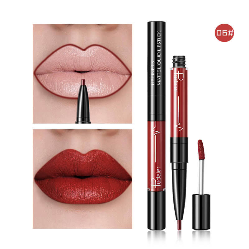 Pudaier Lip Liner & Matte Liquid Lipstick