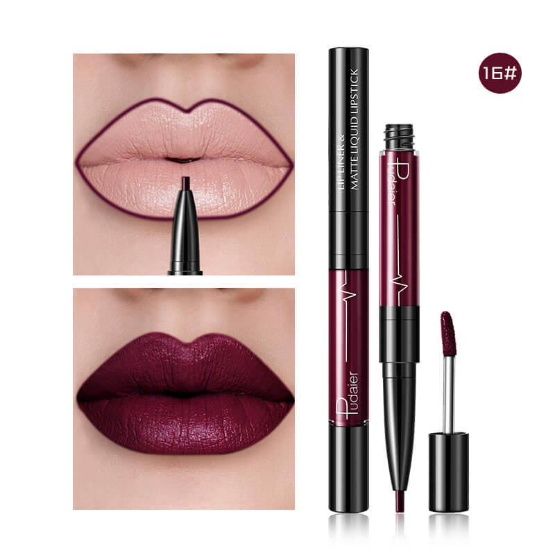 Pudaier Lip Liner & Matte Liquid Lipstick