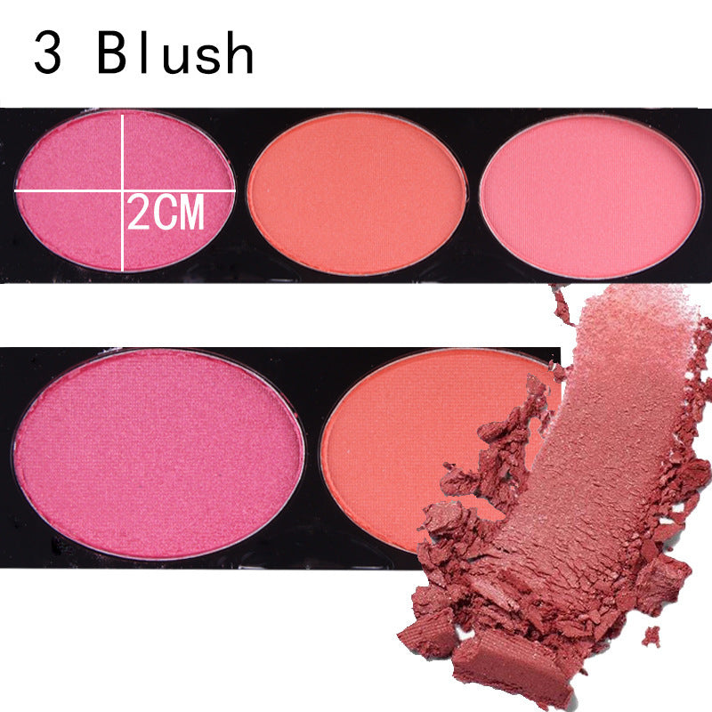 MISS ROSE 144 Eyeshadow Color 3 Color Blush 3 Color Eyebrow Kit