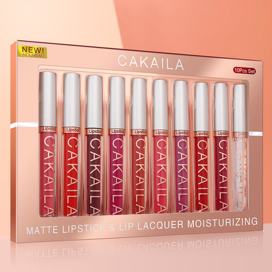 10 Matte Lipstick & Lip Lacquer Moisturizing