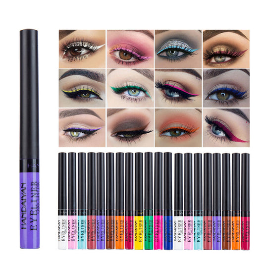 12-Color Liquid Matte Eyeliner - Handaiyan