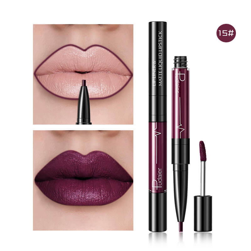 Pudaier Lip Liner & Matte Liquid Lipstick