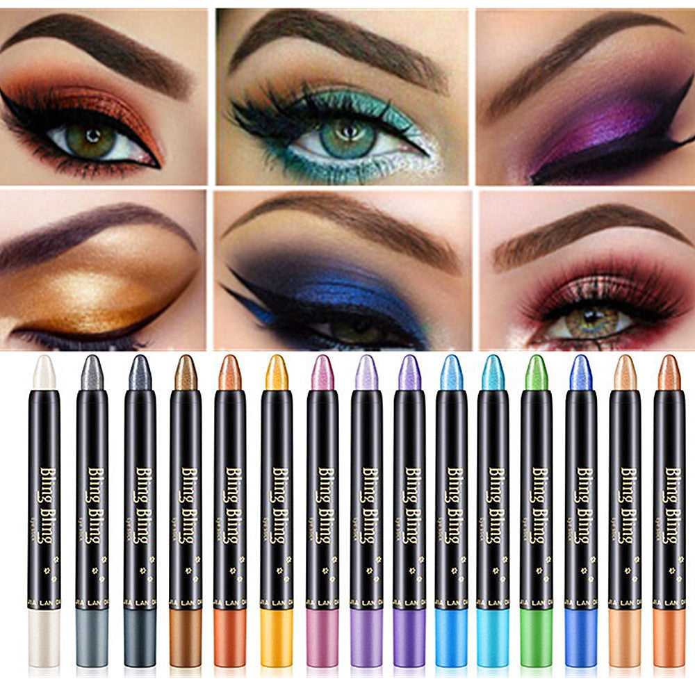 Pearlescent Gel 15 Color Eye Shadow Pen