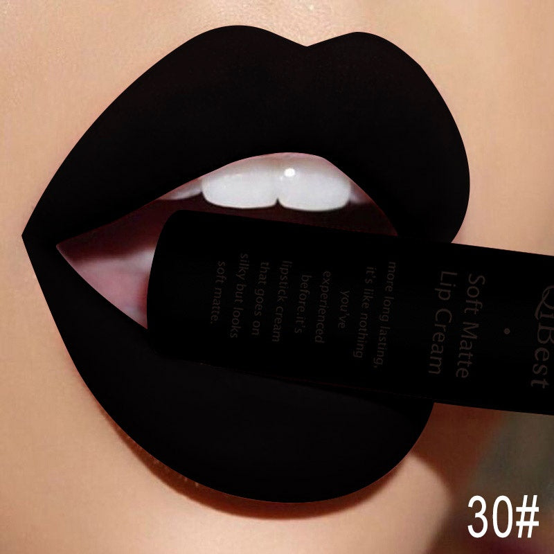 Qibest Soft Matte Cream Lipstick