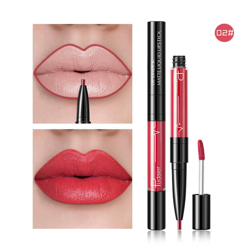 Pudaier Lip Liner & Matte Liquid Lipstick