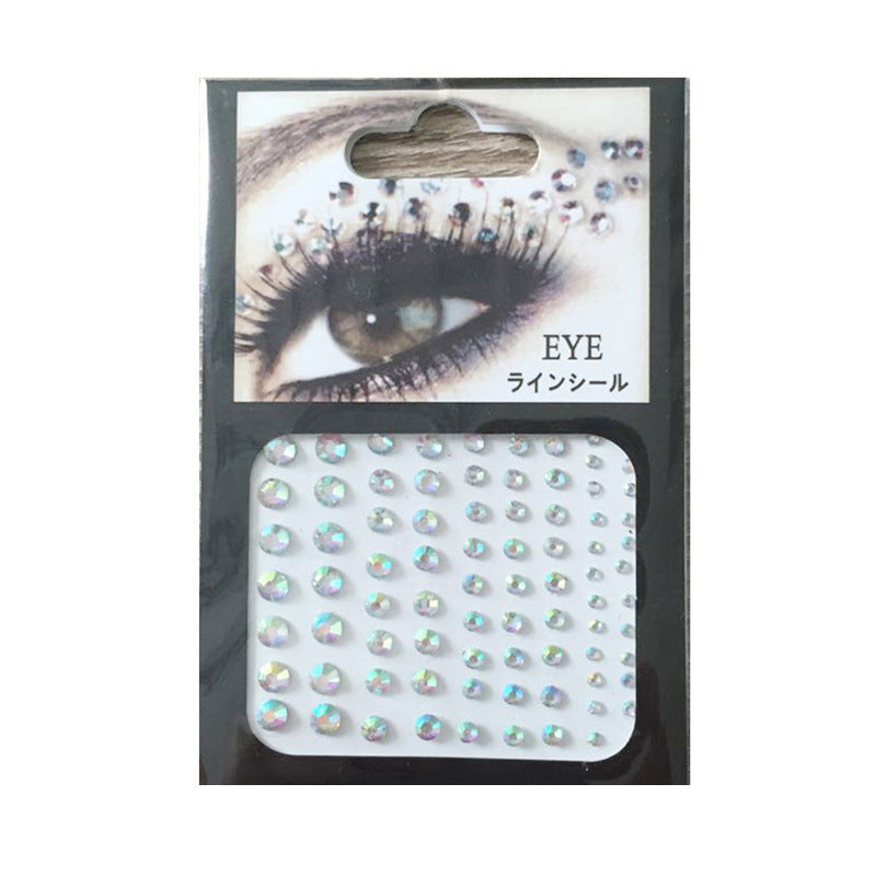 Face & Eye Crystal Sticker