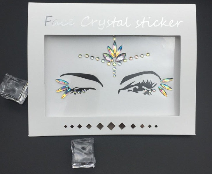 Face & Eye Crystal Sticker