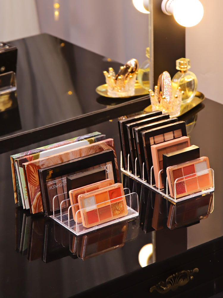 Transparent Plastic Cosmetics Storage Shelf