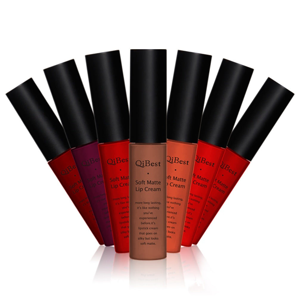 Qibest Soft Matte Cream Lipstick