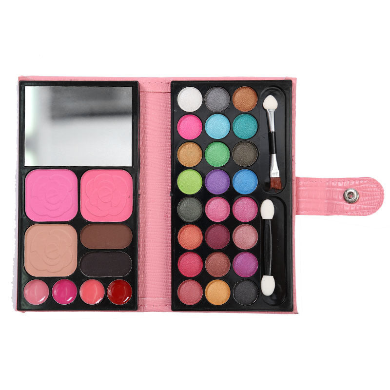 33 color eyeshadow, eyebrow & blush powder, lipstick makeup set