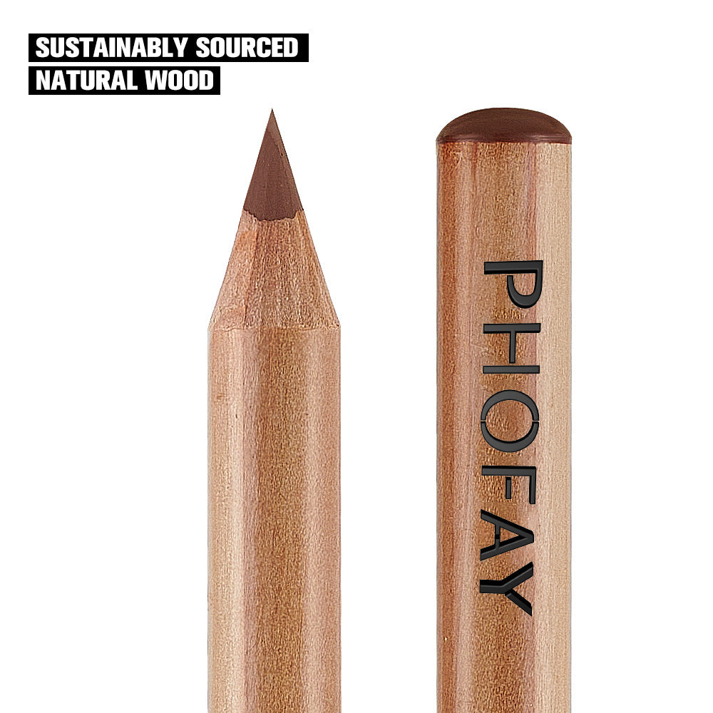 PHOFAY Lip Gloss Nude Lipliner Kit