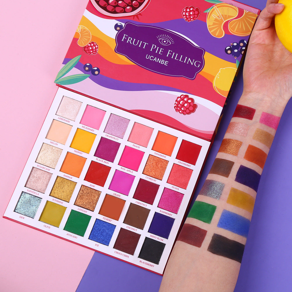 30 colors Fruit Pie Filling Eyeshadow Palette