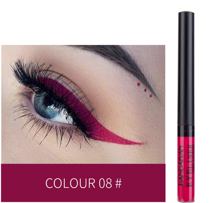 12-Color Liquid Matte Eyeliner - Handaiyan