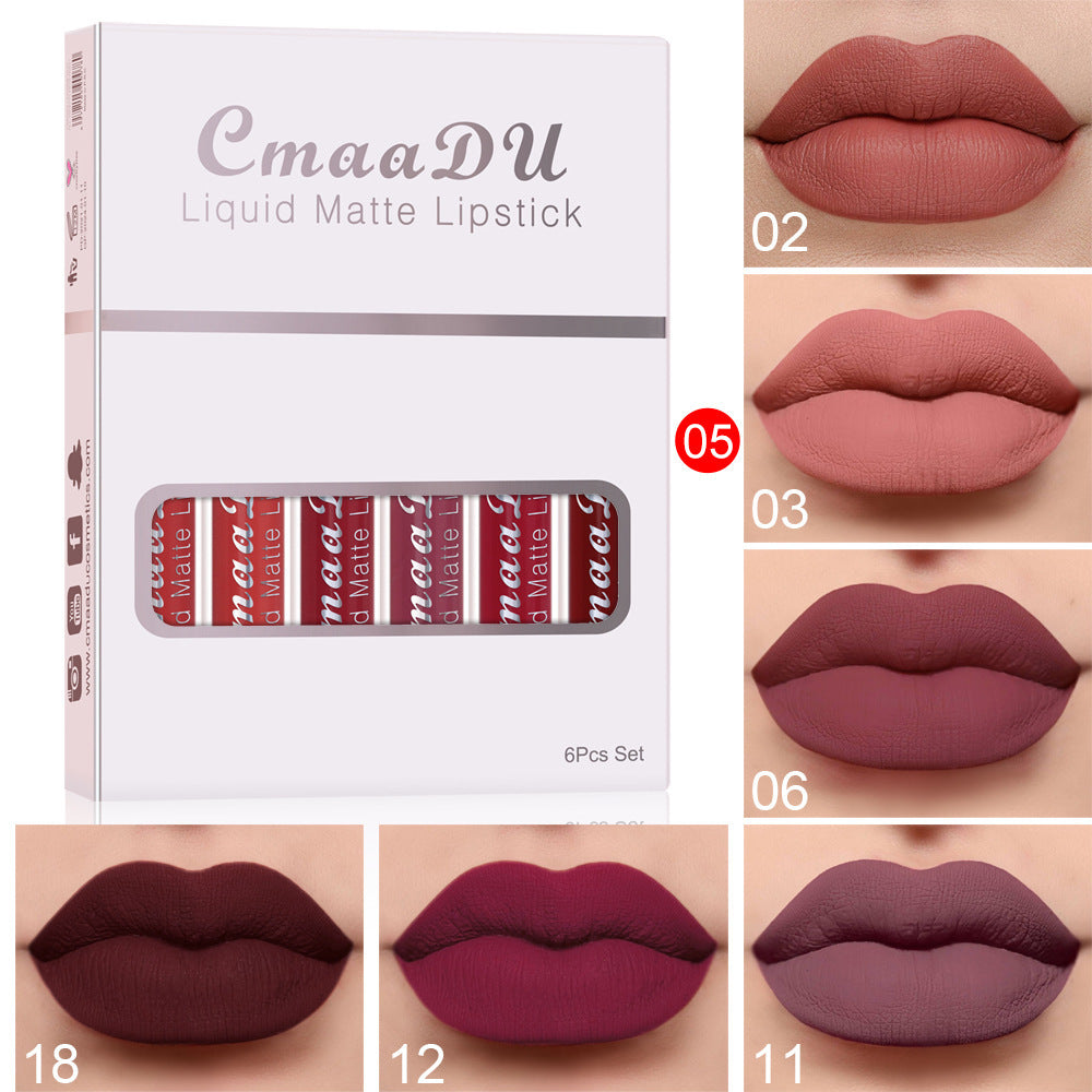 6 CmaaDU Liquid Matte Lipstick