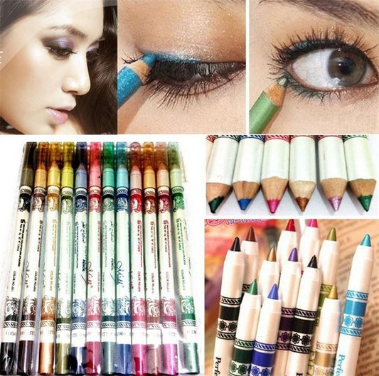 3-in-1 Cosmetics Pencils: Lip Liner, Eye Liner, Eyebrow Liner