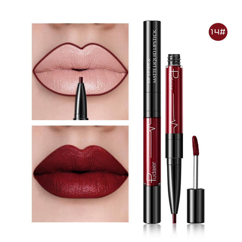 Pudaier Lip Liner & Matte Liquid Lipstick