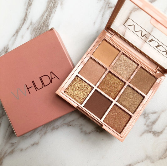 Warm Brown & Charred Orange Eye Shadow Palette
