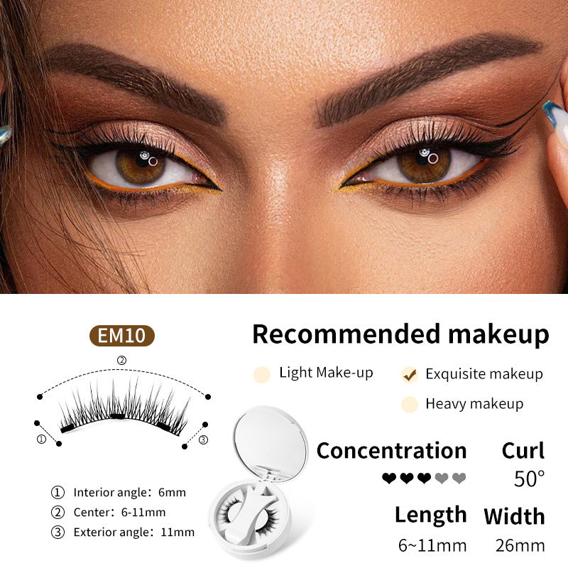 Magnetic False Eyelashes With Applicater
