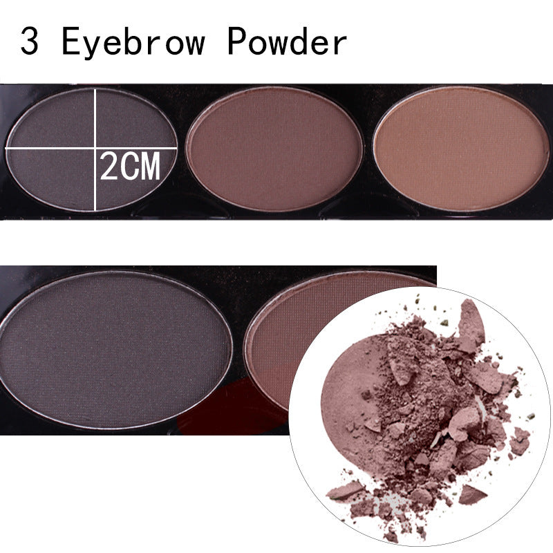 MISS ROSE 144 Eyeshadow Color 3 Color Blush 3 Color Eyebrow Kit