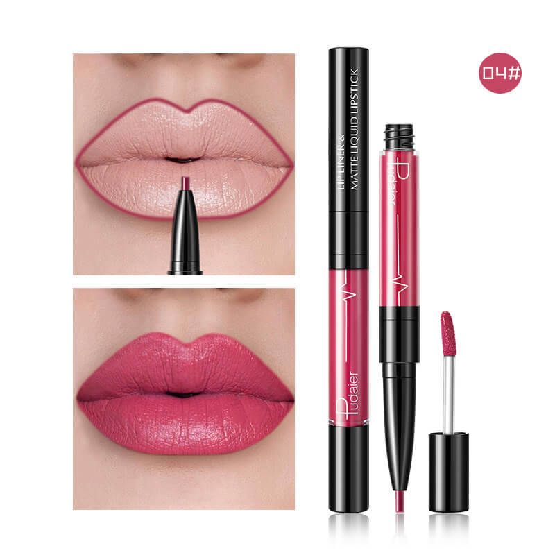 Pudaier Lip Liner & Matte Liquid Lipstick