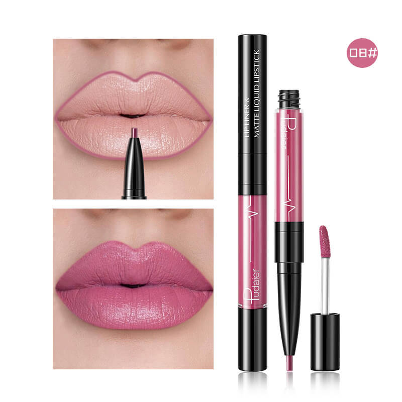 Pudaier Lip Liner & Matte Liquid Lipstick