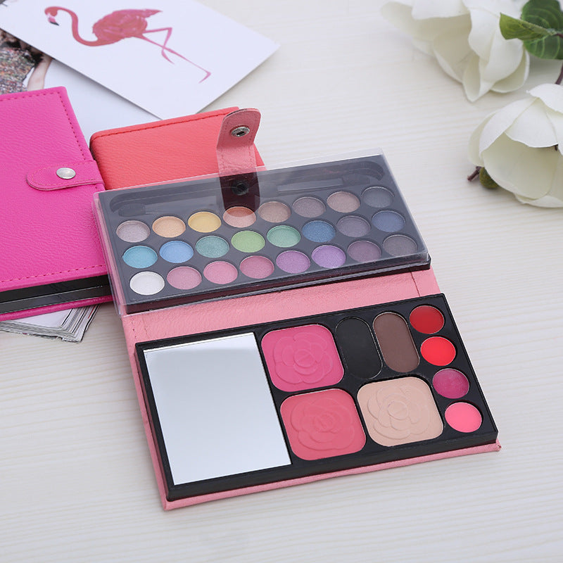 33 color eyeshadow, eyebrow & blush powder, lipstick makeup set