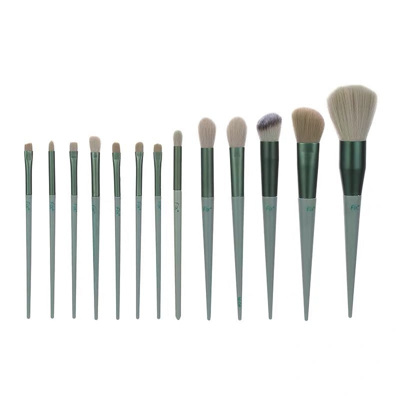 13Pcs Makeup Brush Set - Concealer, Blush, Brush, Eye Shadow, Highlighter, Foundation Brush