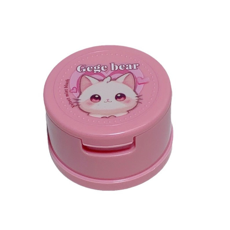 Gege Bear Powder Blush With Puff