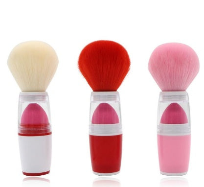 Portable Blush Brush + Sponge Head