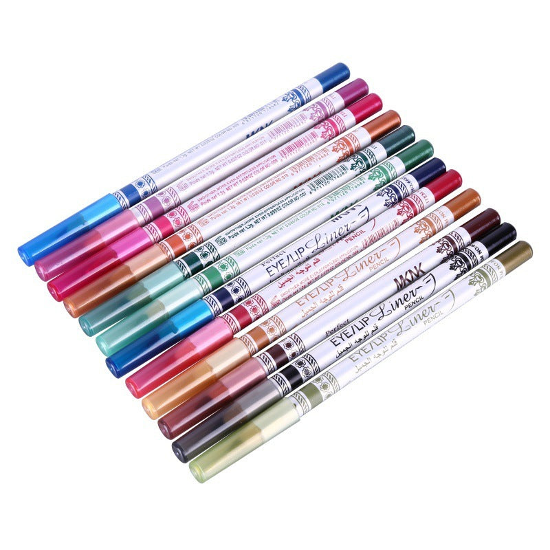 3-in-1 Cosmetics Pencils: Lip Liner, Eye Liner, Eyebrow Liner