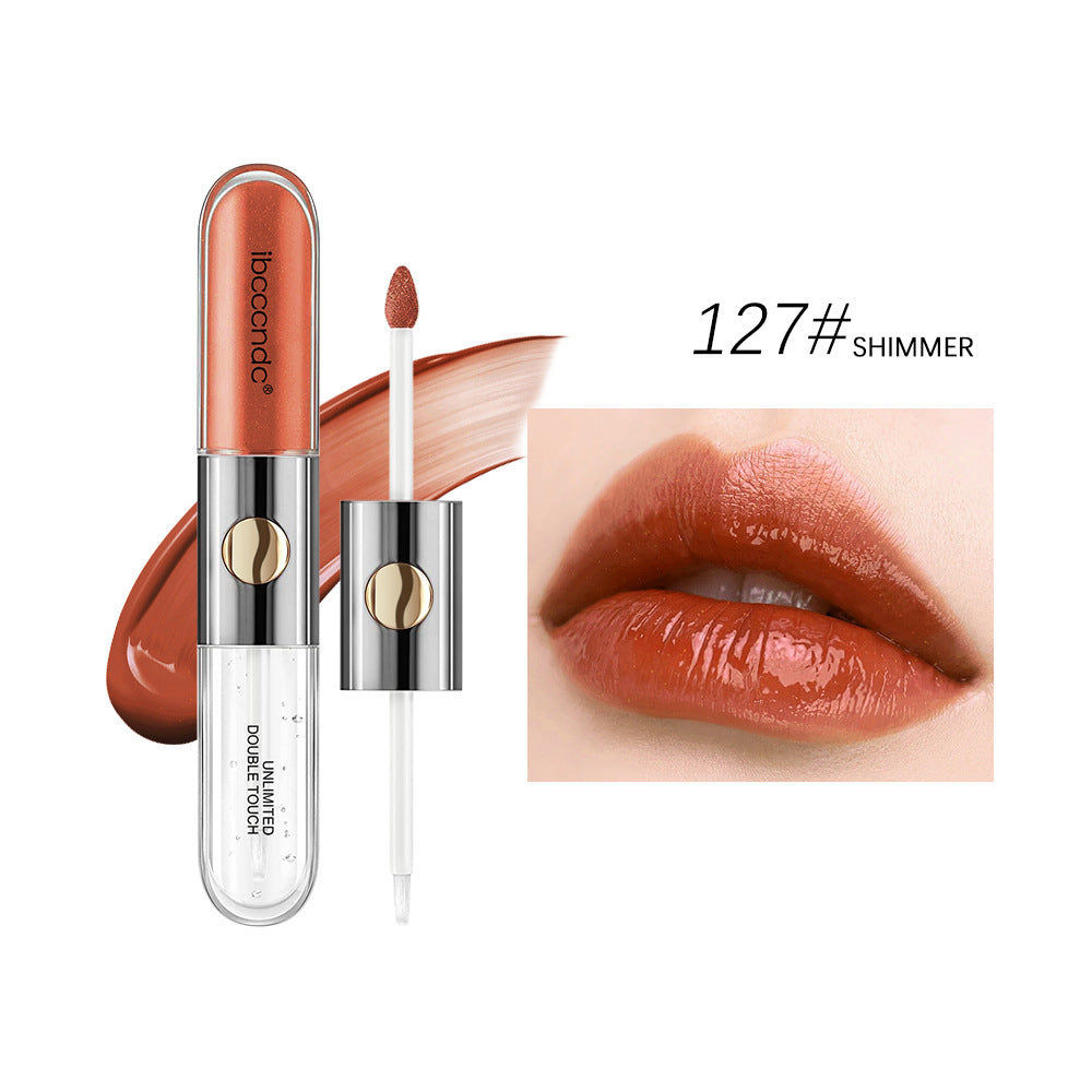 Double-headed Matte Finish & Mirror Effect Lipstick